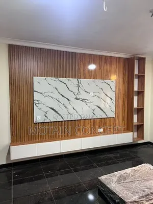 Tv Curved Marble Wall Decor