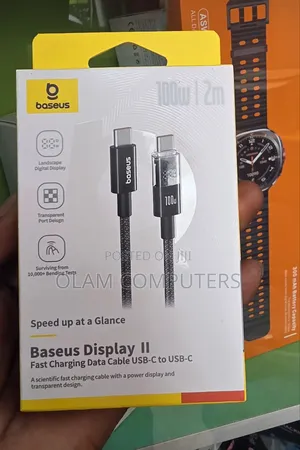 Baseus Display 11 Fast Charging Data Cable Usb-C to Usb-C 100w 2m
