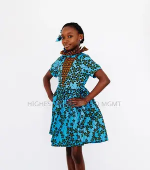 Ankara Print Girl's Dress