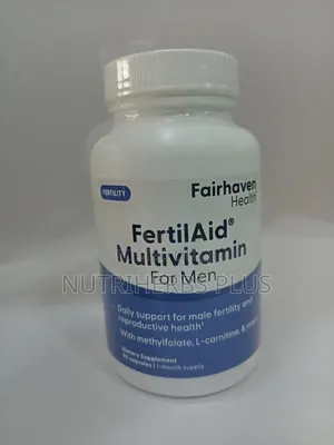 Fertil Aid Multivitamin Capsules: Supports Healthy Sperm Production.