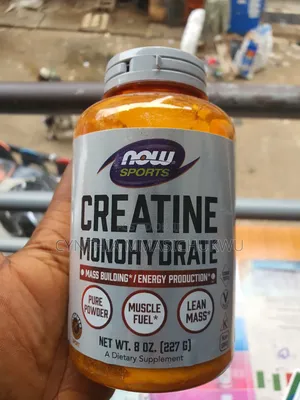 Now Sports Creatine Monohydrate, a Pure, Unflavored Powder