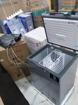 Scanfrost Apscfzfg44 134l Chest Freezer Silver Finish