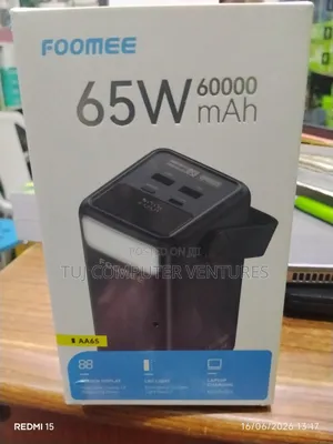 Foomee 60000mah 65w Laptop Powerbank