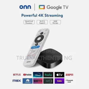 Onn Google Tv Plus Streaming Media Player - 16gb