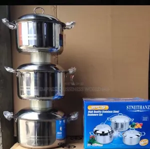 Big Size Stainless Induction Pots-3 PCS Set
