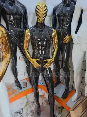 Black and Gold Male Mannequin