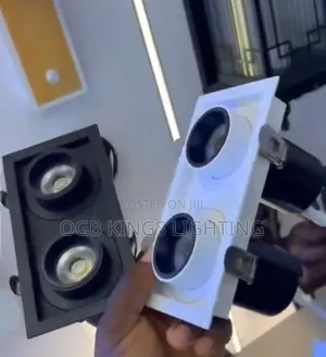 Double Head Square Adjustable Recessed Led Down Light