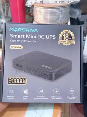 Marsriva 20000mah Smart Mini Dc Ups Router Powerbank, To Keep Wifi On