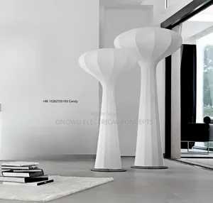 Silk Floor Lamp Living Room Standing Lamp Light Luxury Bedroom Design