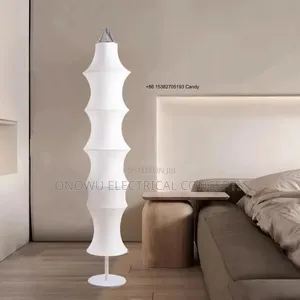 Silk Floor Lamp Living Room Standing Lamp Light Luxury Bedroom Design