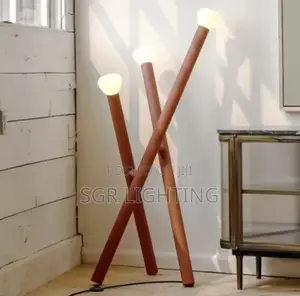 Nordic Floor Lamp Creative Orange Tripod Standing Lamp