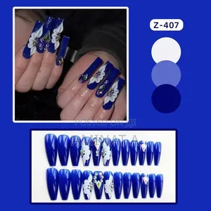 Reusable Diy 24 Pieces Matte Nails
