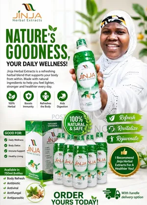 Jinja Herbal Extract Help With Reduction Of Fibroid Sizes