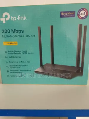 Tp Link Tl-Wr846n 4 in 1 Router/Access Point/ Range Extender/ Wisp