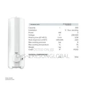 300l Italian Ariston Electric Water Heater