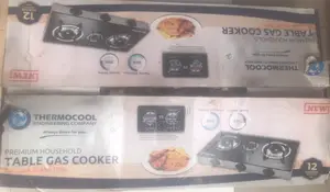 Haier Thermocool 2 Burner Table Top Gas Cooker Glass