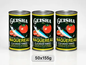 Geisha Mackerel in Tomato Sauce 50x155g