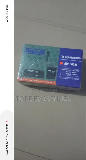 Ahuja Tie Clip Microphone