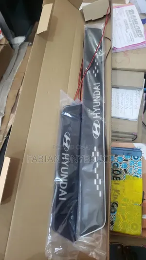 Hyundai Door Step Stickers With Lights
