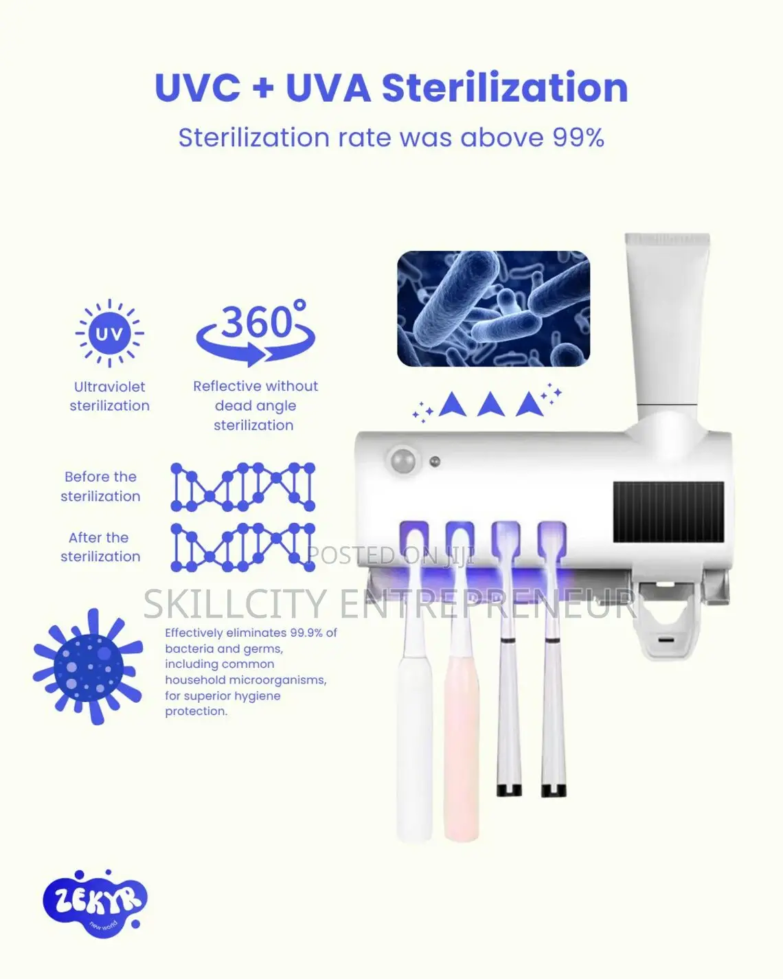 Multi-Function Toothbrush Sterilizer