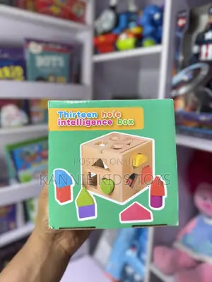 13 Hole Shape Sorter Toddler Activity Toy