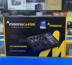 Maono Maonocasterau- Am100 Audio Interface Podcast Mixer