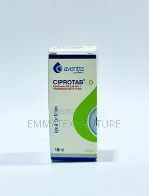 Ciprotab D Eye Ear Drop (Cipro Dexa) X10ml