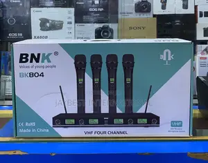 BNK 4-in-1 Professional Wireless Microphone System Bk804