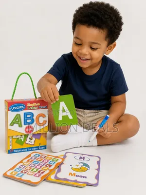 Alphabetical Flash Cards With Pen Kids Educational Toy Ages 3+