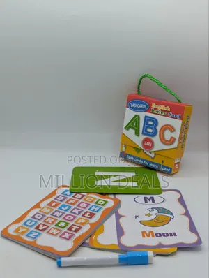Alphabetical Flash Cards With Pen Kids Educational Toy Ages 3+