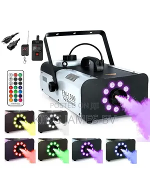 RGB Fog Machine – Light Up the Smoke, Brighten the Party