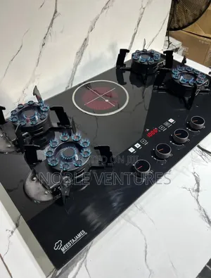 Original Meesterjames Flip Up Built-in Electric and Gas Cooker 90cm