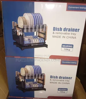Double Layer Anti Rust Dish Rack