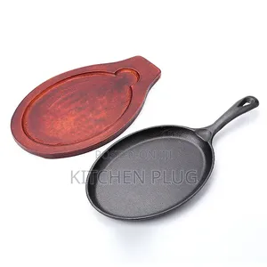 Cast Iron Oval Sizzling Plate