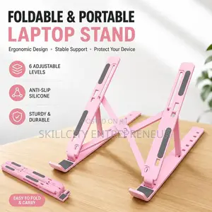 Adjustable Plastic Laptop Stand
