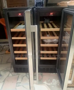 Cda Slim Wooden Wine Chiller
