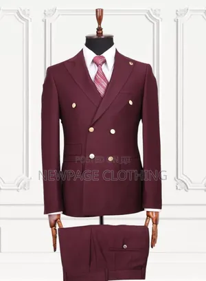 Modern Turkish Tailoring: Premium Double-Breasted Suit