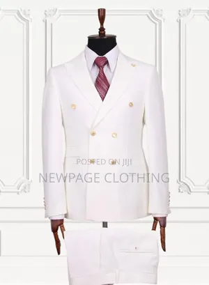Men's Premium Turkish Double-Breasted Suit | High-Quality Formal Wear