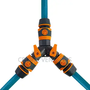 Garden Hose Splitter - 2 Way Tap Connector Water Distributor