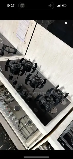 5 Burner Flippable Inbuilt Gas Cooker