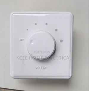 50w Wall-Mount Speaker Volume Control Switch – Pa Audio System Control