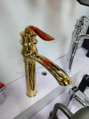 Gold Basin Mixer Tap