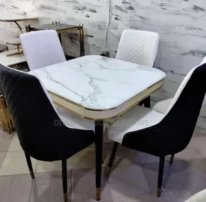 Square Dining Table and 4 Chairs
