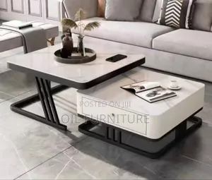 ​Luxury Square Nesting Coffee Tables – Available in Black and White