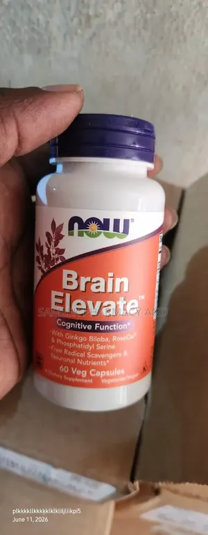 Now Brain Elevate,With Ginkgo Biloba,Roseox and Phosphatidylcholine