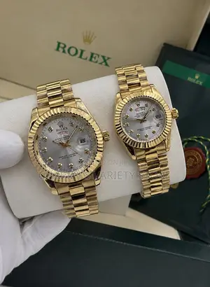 Rolex Wrist Watch (Couples Set)