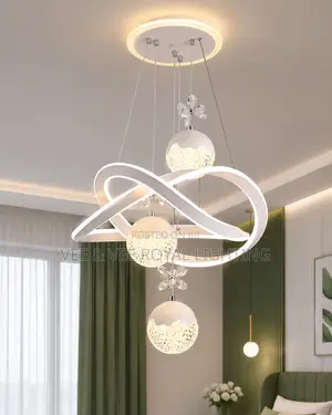 Luxury Modern Led Ring Pendant Chandelier - For Dining, Living/Bedroom