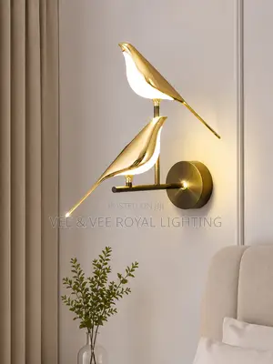 Luxury Bird Design Wall Lamp – Light for Sitting Room, Hallway, Hotels