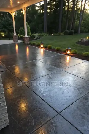 New in Crete Stamp Concrete Floor