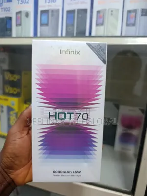 New Infinix Hot 70 256 GB Black